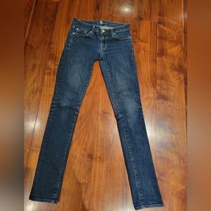 7 For All Mankind Roxanne skinny jeans size 26